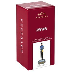 New! Star Trek Spock Vulcan Hallmark Keepsake Storyteller Ornament Light + Sound